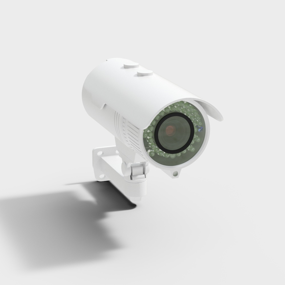 现代监控摄像头3D模型