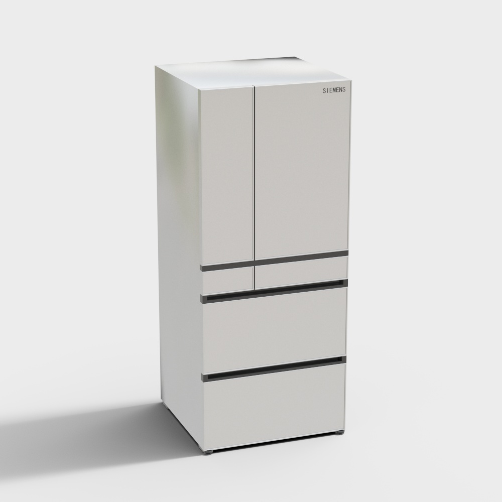 现代冰箱3D模型