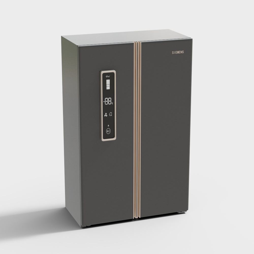 现代冰箱3D模型