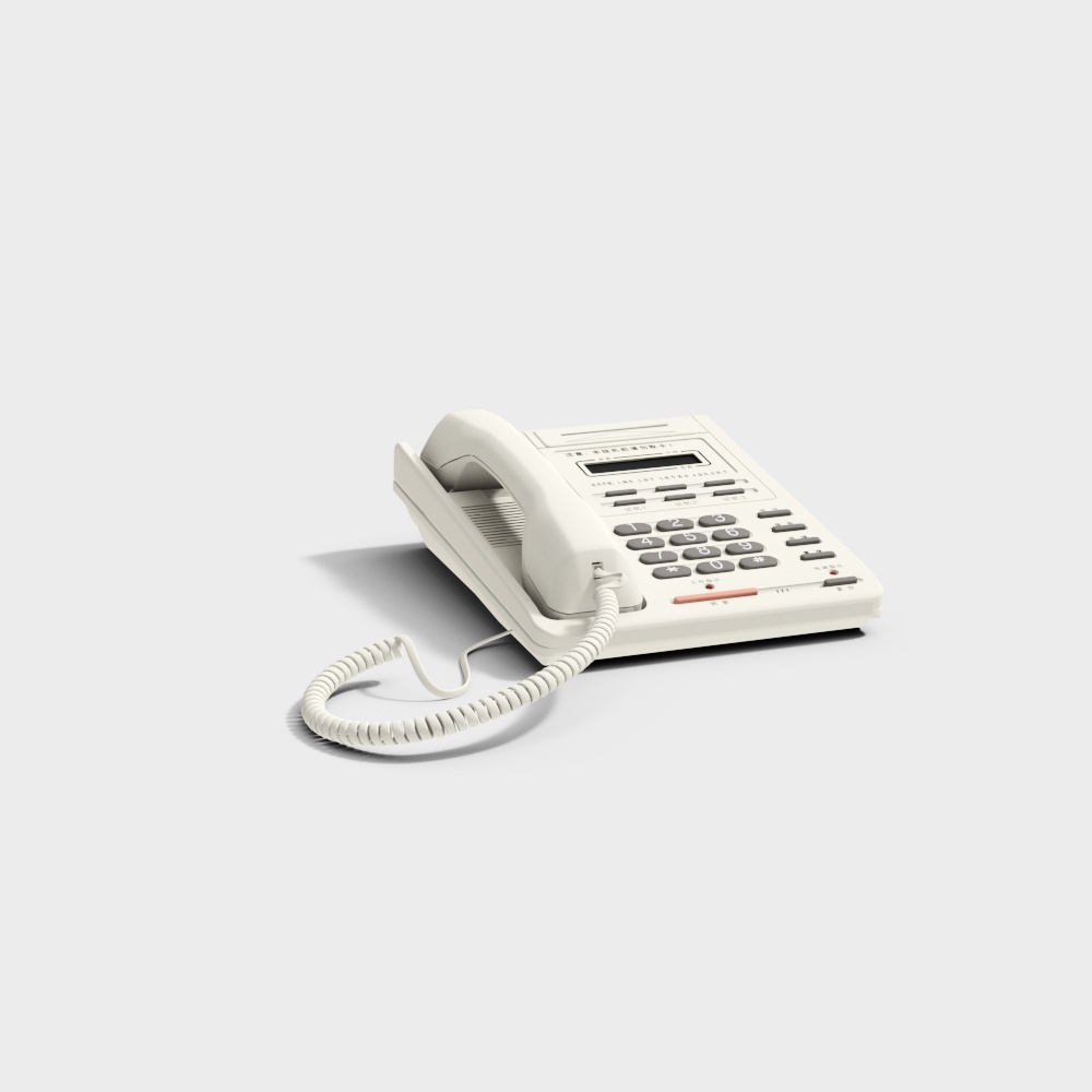 现代电话3D模型