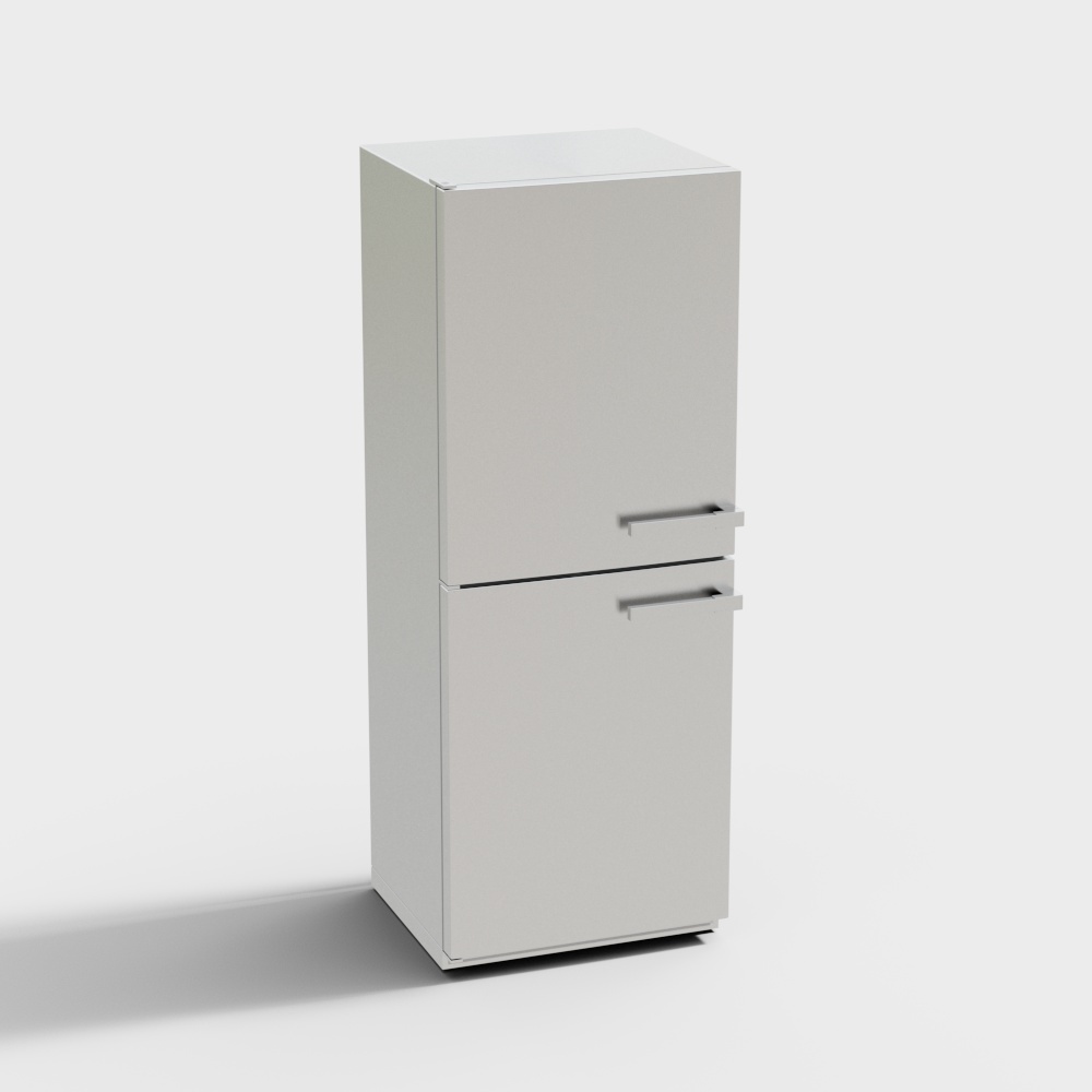 现代冰箱3D模型