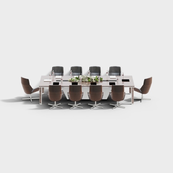 Modern conference tables and chairs