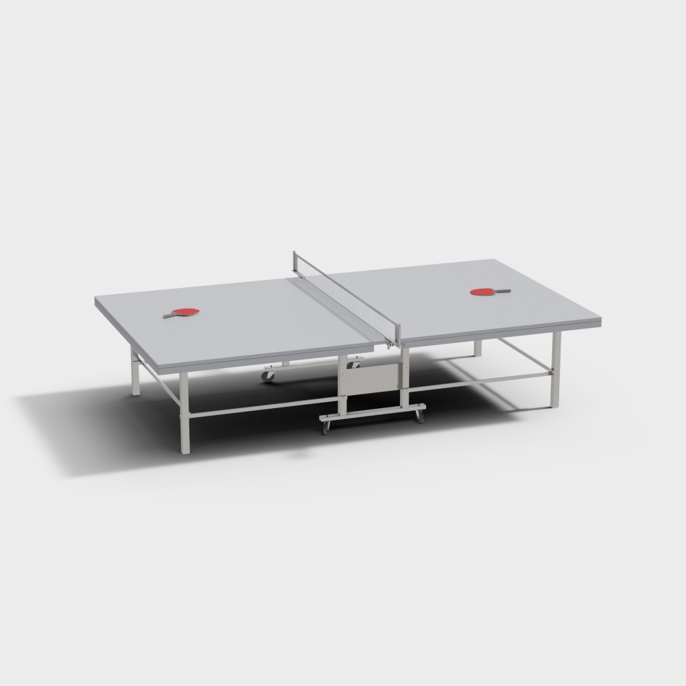 工业LOFT乒乓球桌3D模型