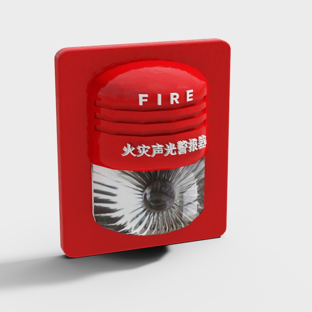 火警报警器3D模型