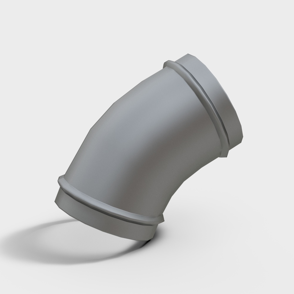 现代管道3D模型