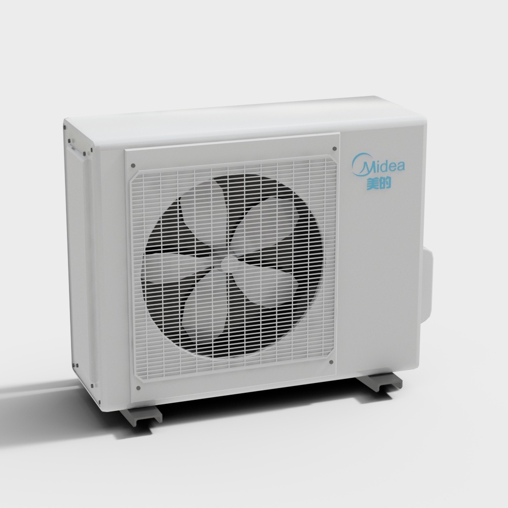 现代空调电器3D模型