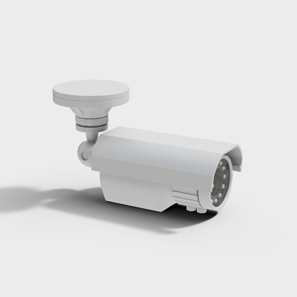 现代监控摄像头3D模型