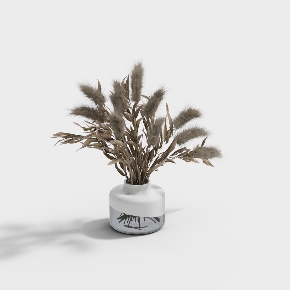 现代装饰品摆件-植物花卉花艺3D模型