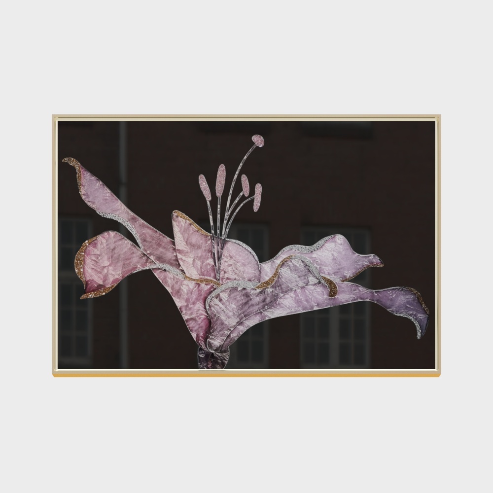 臣萱全屋配画-珐琅彩画-百年好合