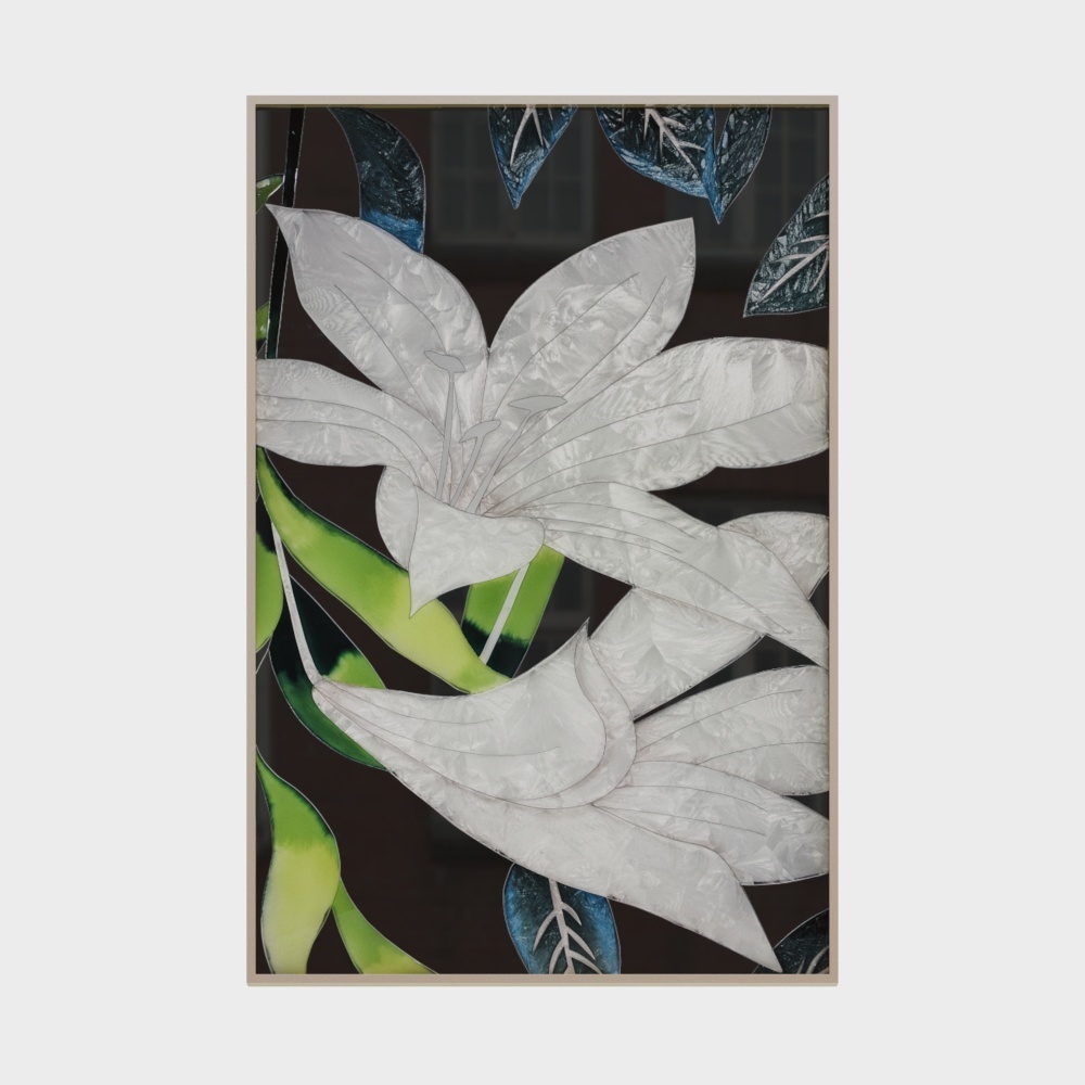 臣萱全屋配画-珐琅彩画-冰清玉洁3D模型