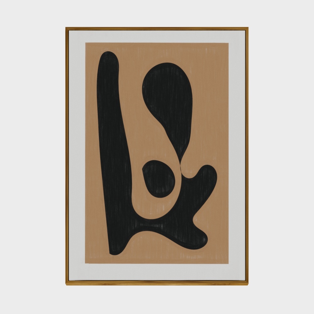 英科-轻奢-客厅沙发装饰画抽象玄关组合五联画现代简约背景墙挂画3304-1287-A