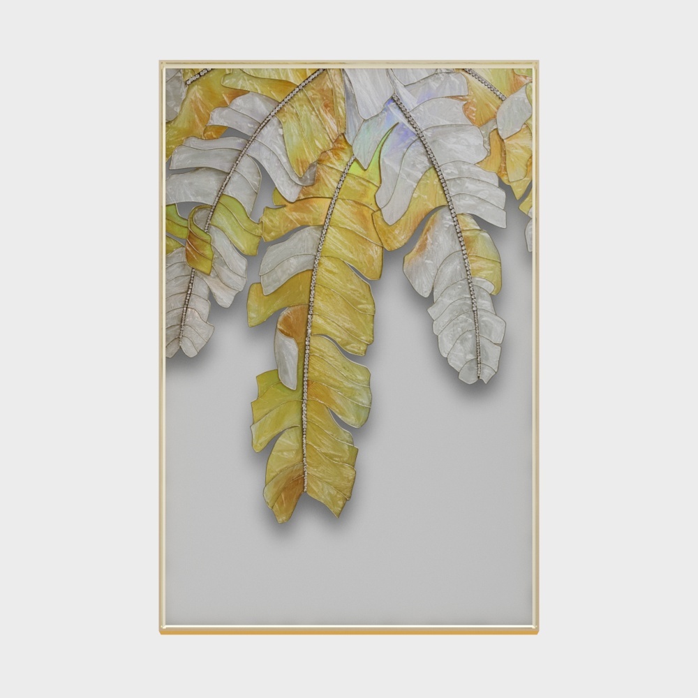 臣萱全屋配画-珐琅彩画-大业有成B3D模型