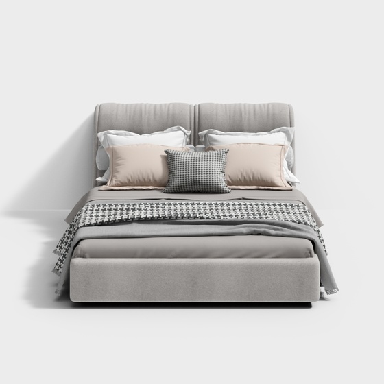 Modern Twin Beds,Twin Beds,gray