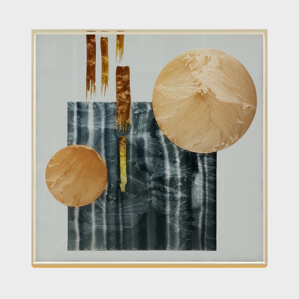 臣萱全屋配画-珐琅彩画-方圆之道A3D模型