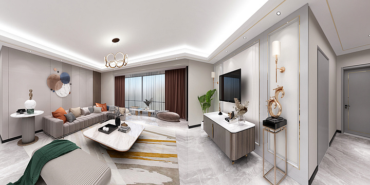 深圳泓大装饰-现代轻奢-装修设计方案