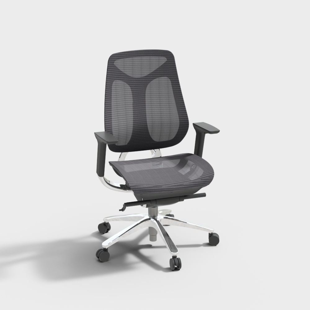 精一家具 Imove-B 现代人体工学 办公椅3D模型