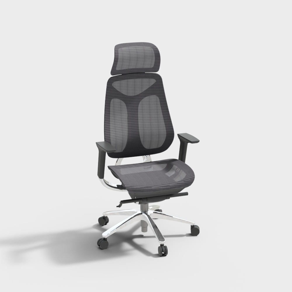 精一家具 Imove-A 现代人体工学 办公椅3D模型