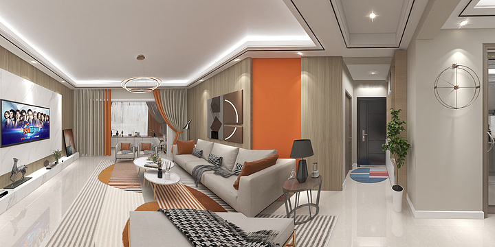 设计师鷶-察县中天34-1-201-装修设计方案