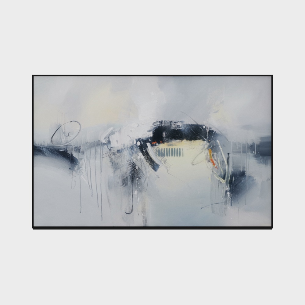 简上-高端油画-餐厅装饰画-曙光B3D模型