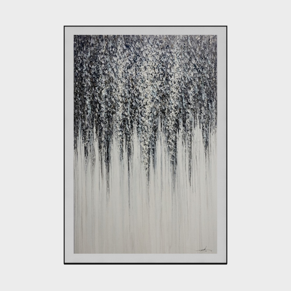 简上-高端油画-玄关装饰画-流溢A