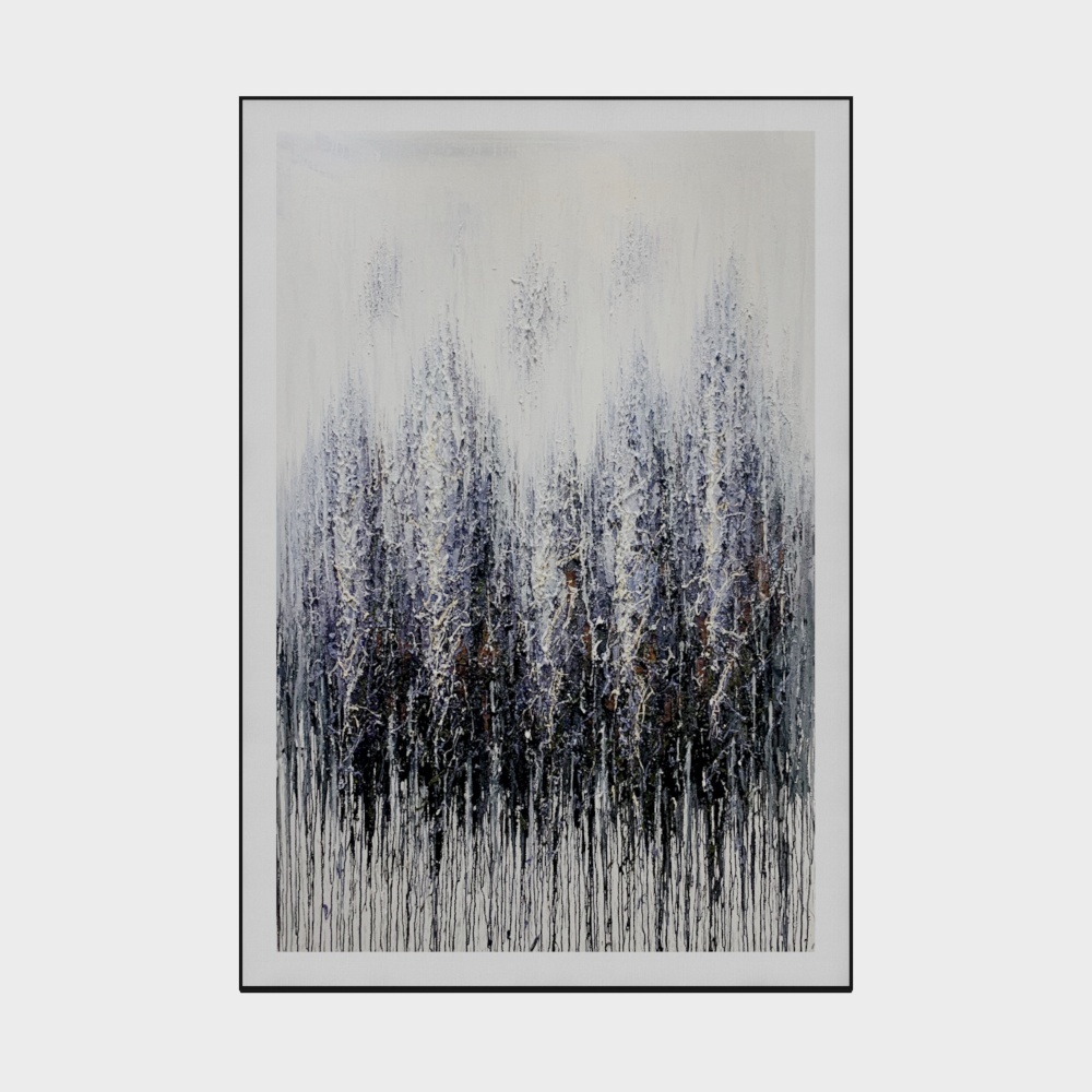 简上-高端油画-玄关装饰画-斑驳的树影B