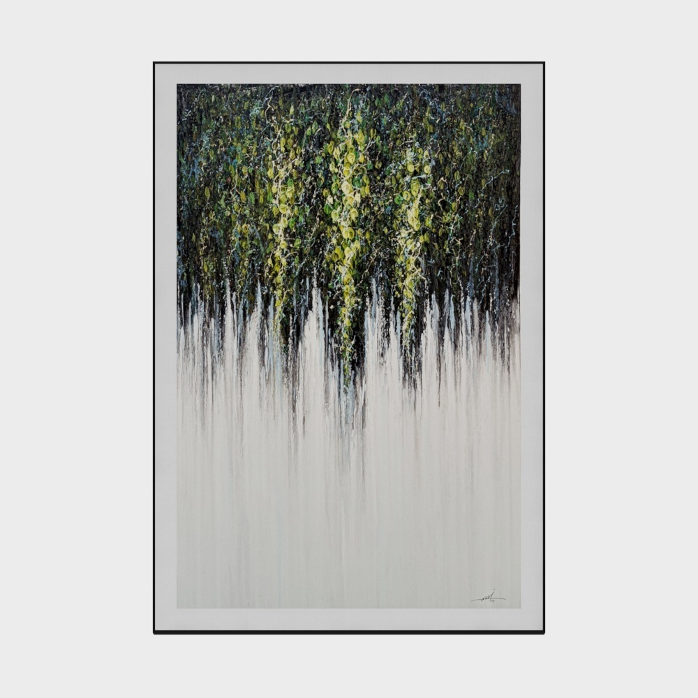 简上-高端油画-玄关装饰画-流溢B