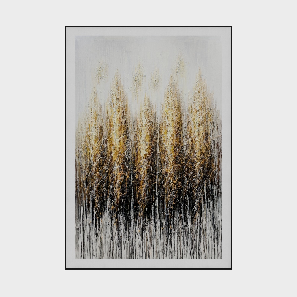 简上-高端油画-玄关装饰画-斑驳的树影A