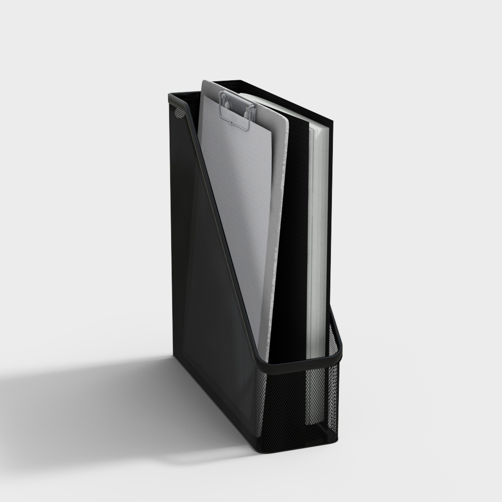 现代办公文具-文件夹3D模型