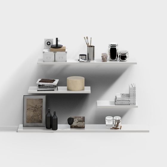 Scandinavian Shelves,Rack,gray