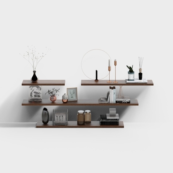 Modern Rack,Shelves,brown