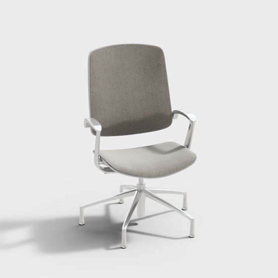 Modern Office Chair 3D Model in Earth Color