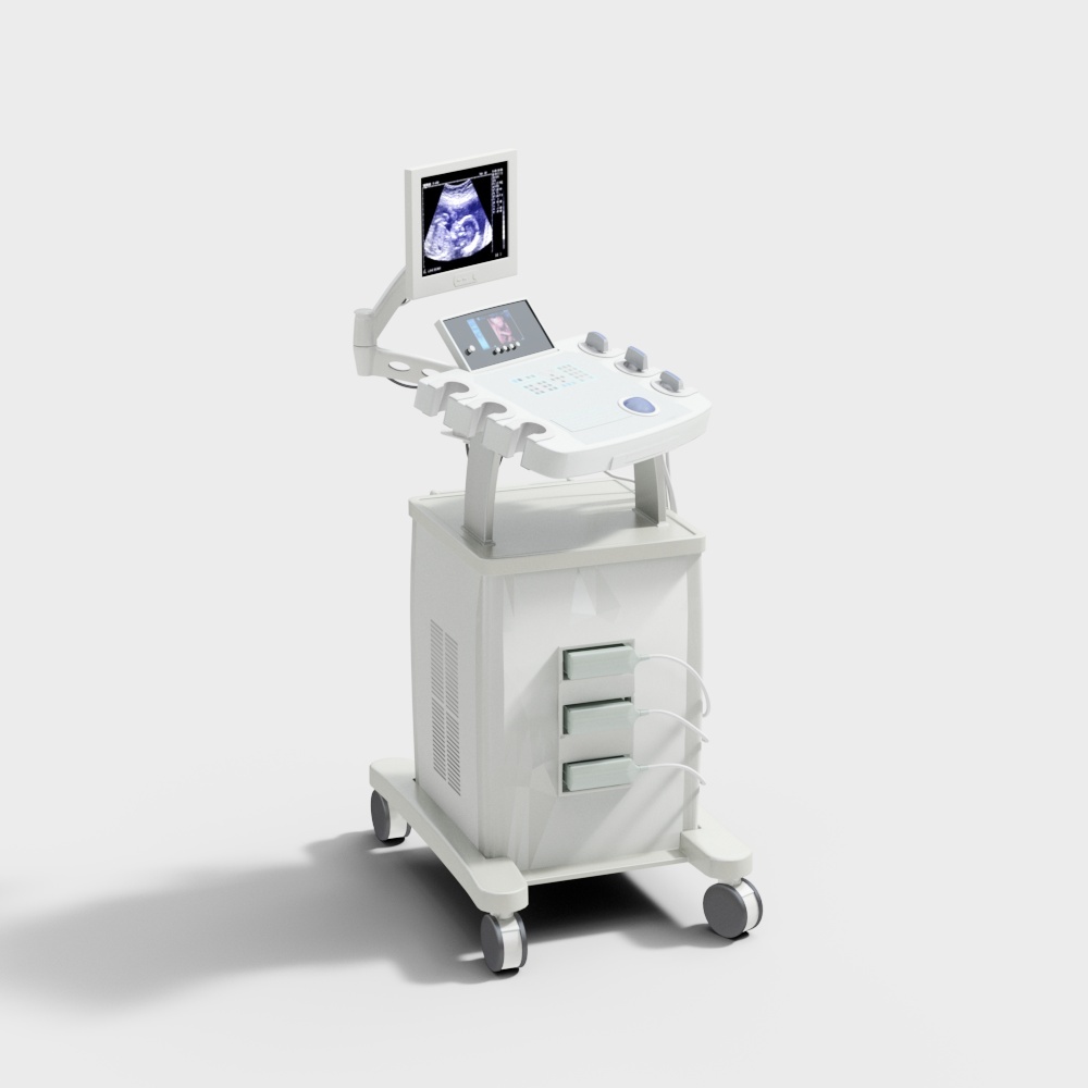 现代医疗器械设备3D模型