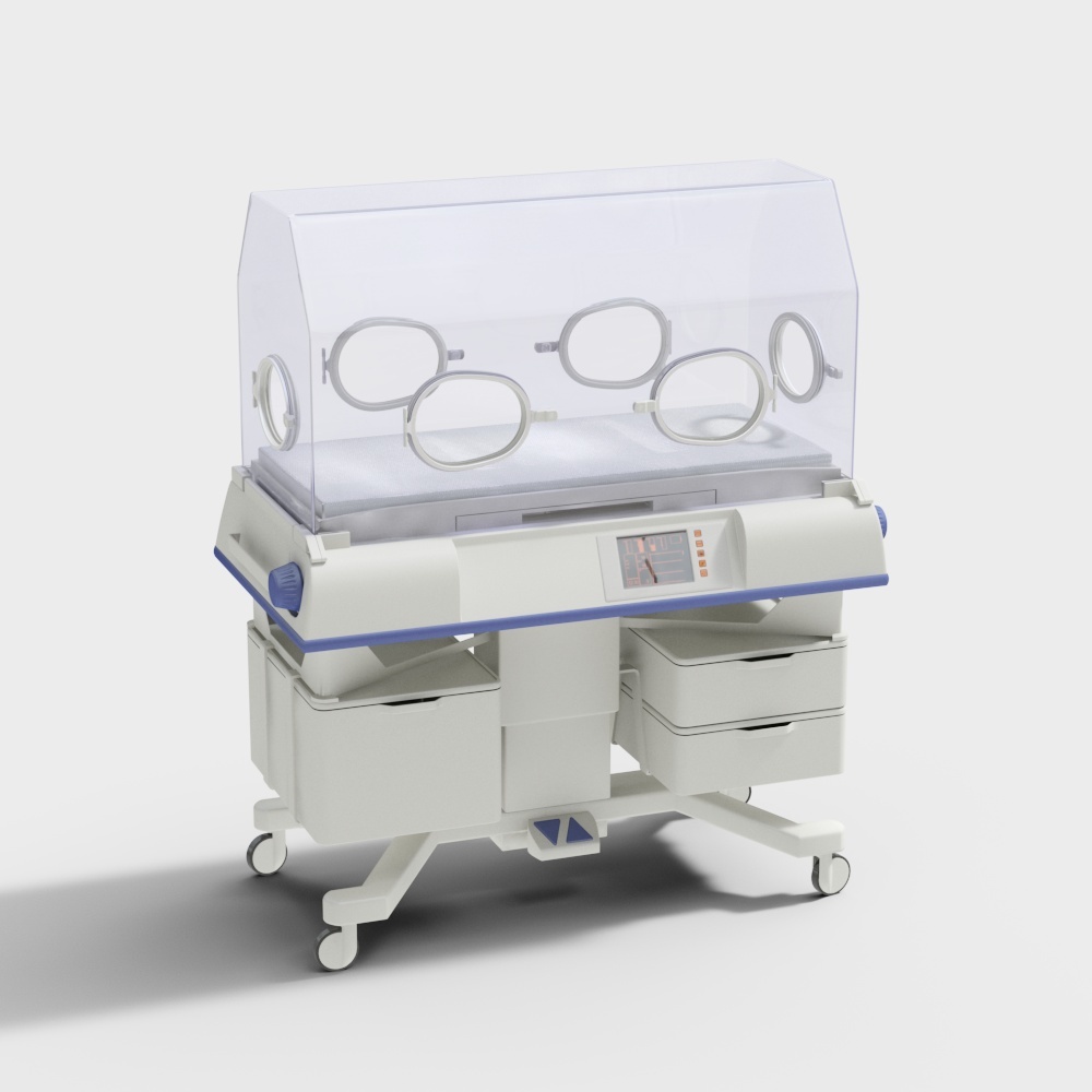 现代医疗器械设备3D模型