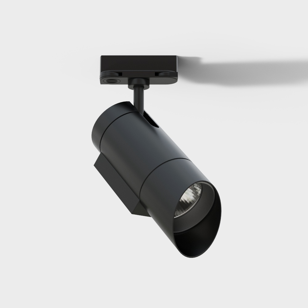 现代射灯筒灯3D模型
