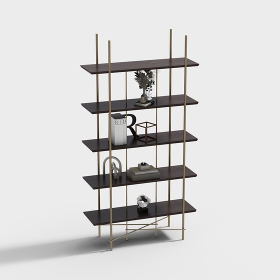 Modern decorative shelf bookshelf shelf