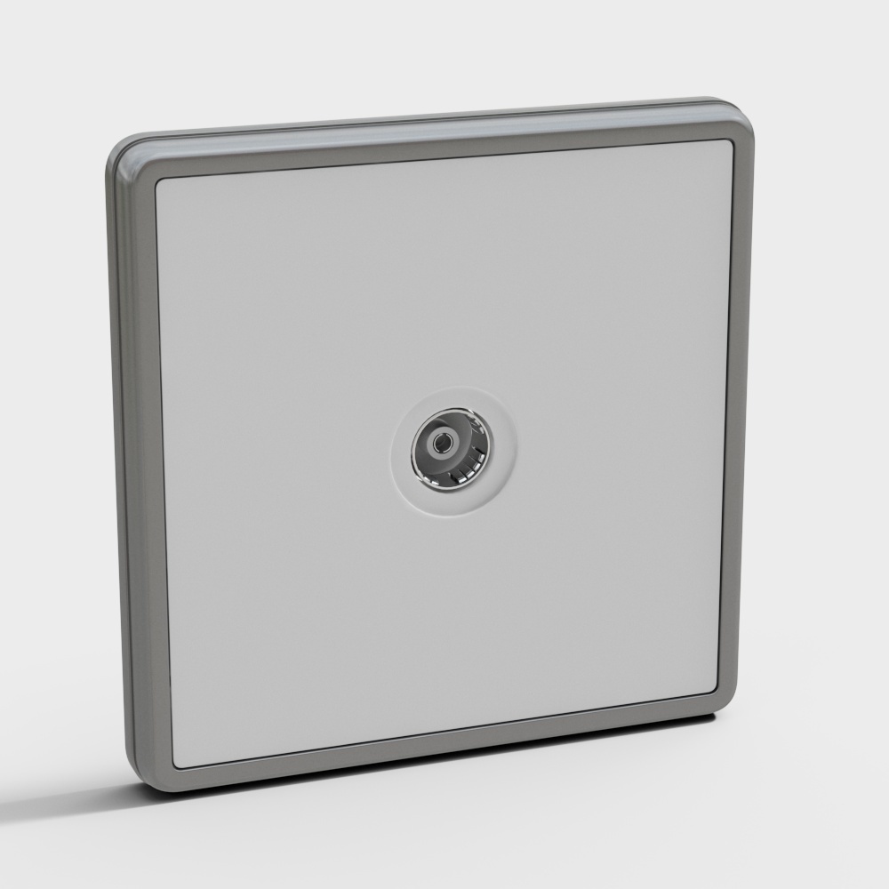 现代开关-插座3D模型