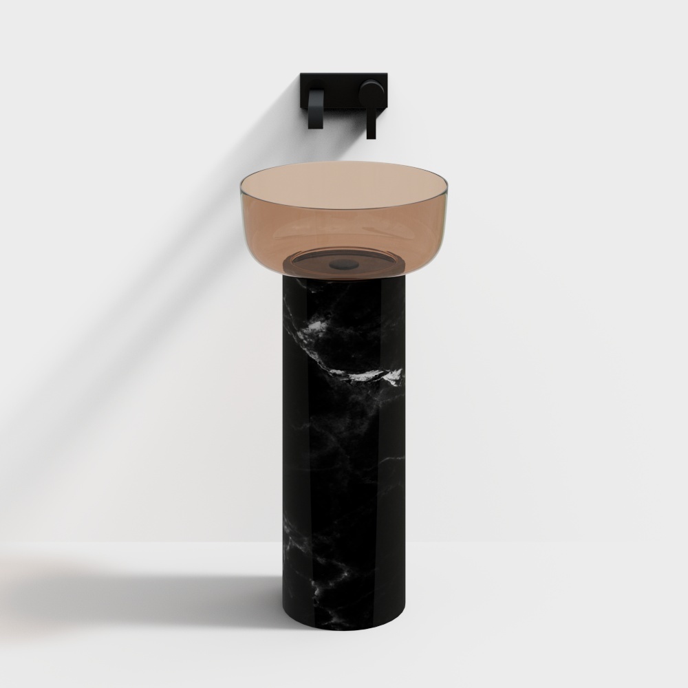 现代洗手台3D模型