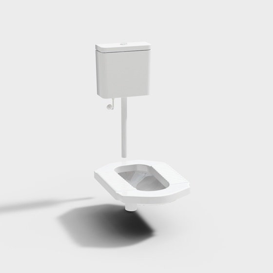 Modern squat toilet flush tank