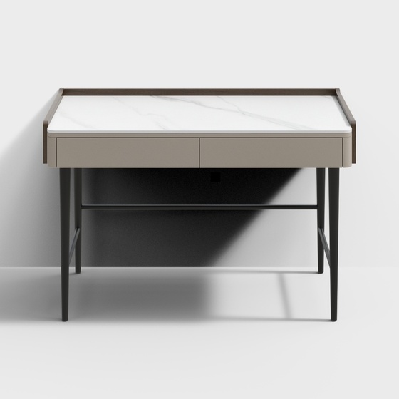 Modern Desks,Desks,Black+Earth color