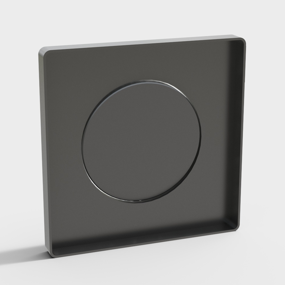 现代开关3D模型