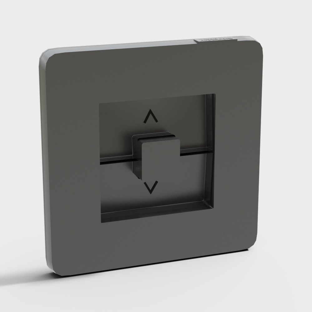 现代开关3D模型