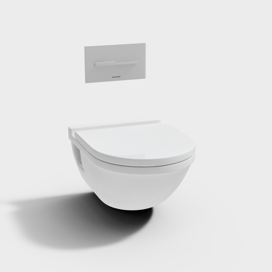 Modern bathroom toilet