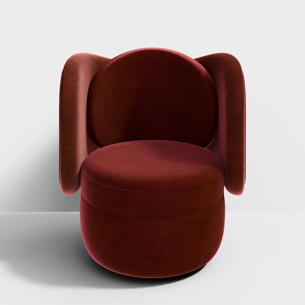 意大利 DOVAIN STUDIO Debi 现代单人沙发3D模型
