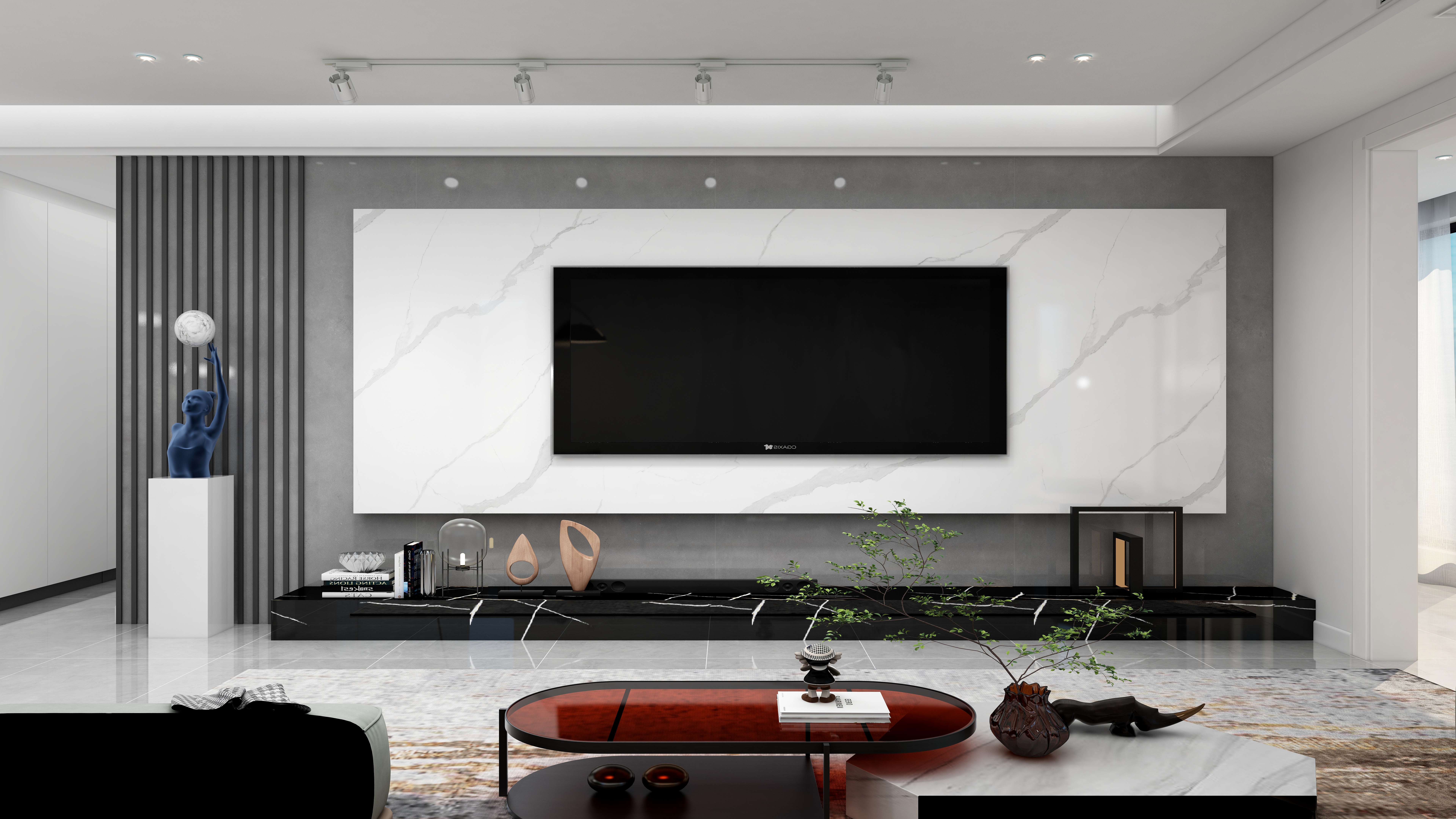 执笔画浮尘66-城南一号-现代极简-装修设计方案