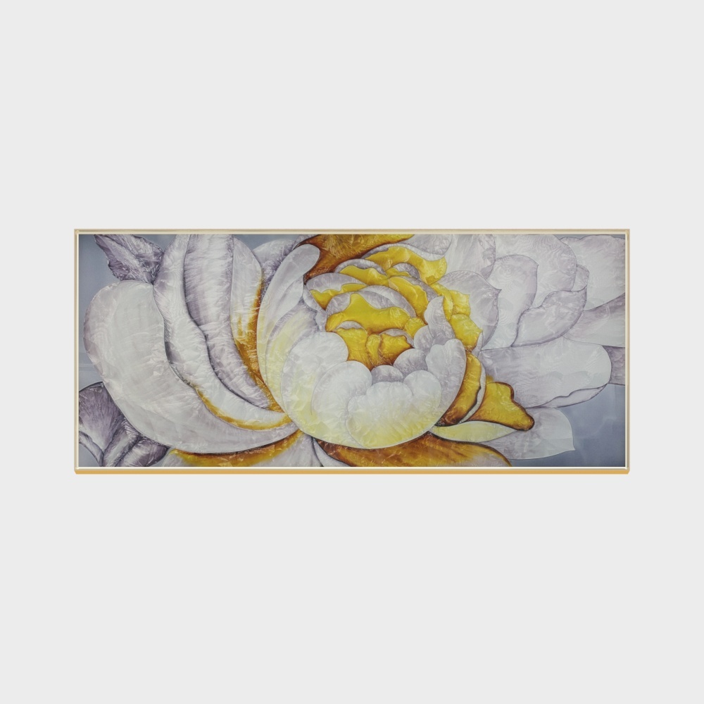 臣萱全屋配画-珐琅彩画-牡丹3D模型