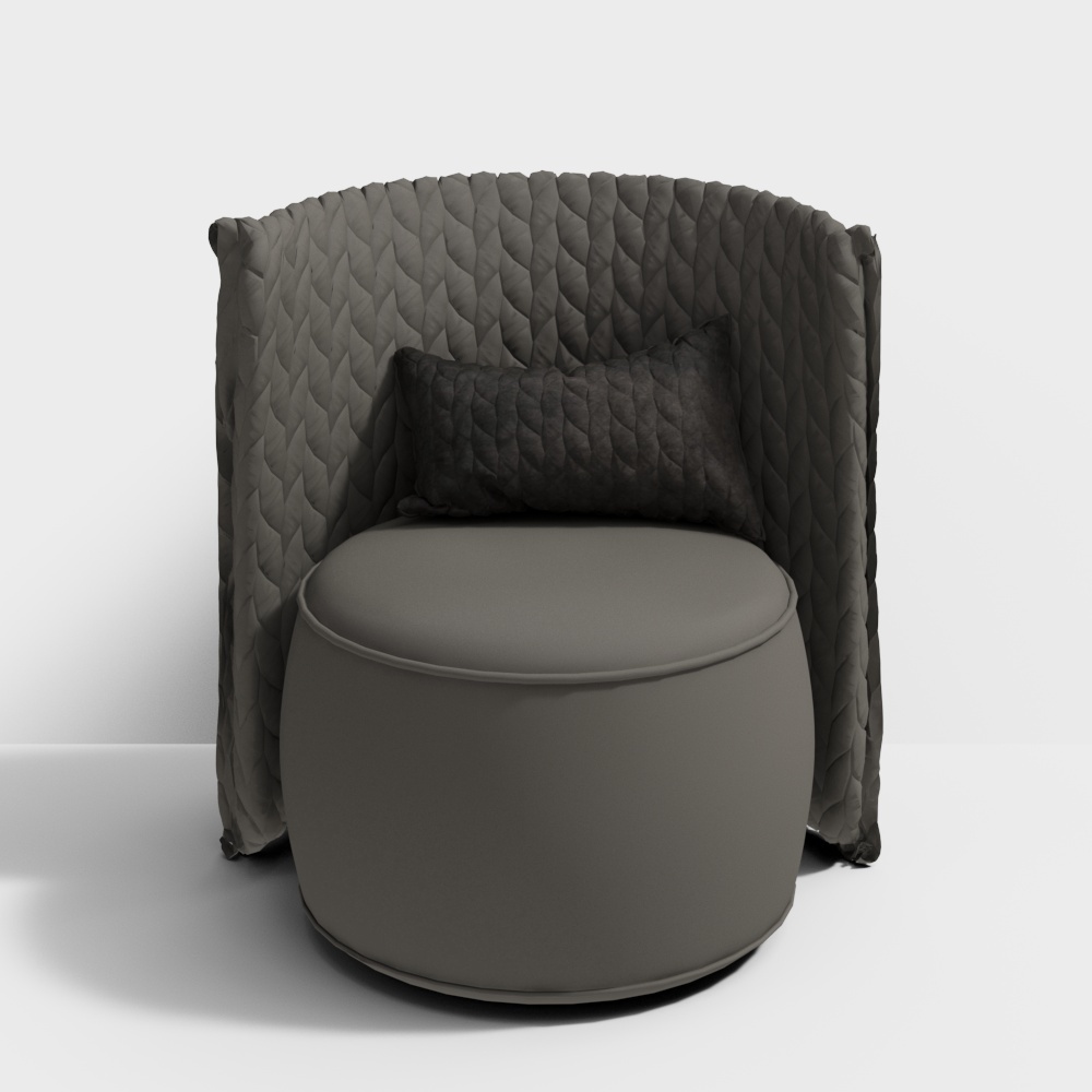 现代单人沙发 3D模型