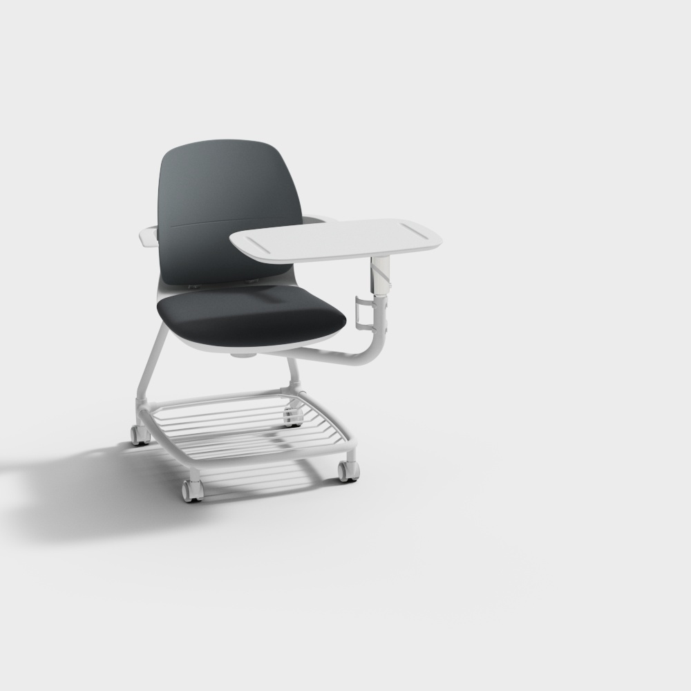 汇誉家具 HY-816B 会议培训椅3D模型