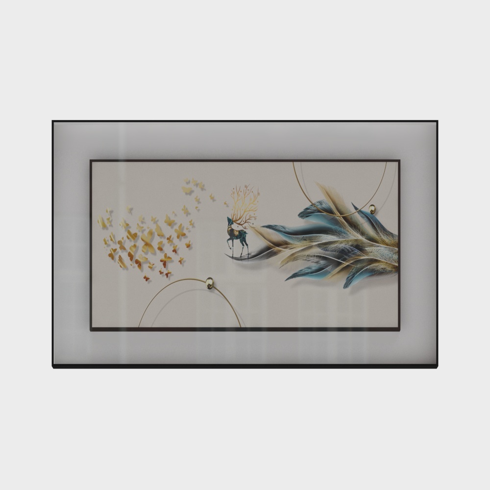 简上-轻奢风-餐厅装饰画-SK-085