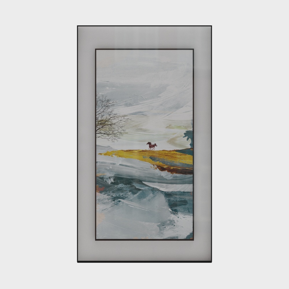 简上-轻奢风-玄关装饰画-SK-094