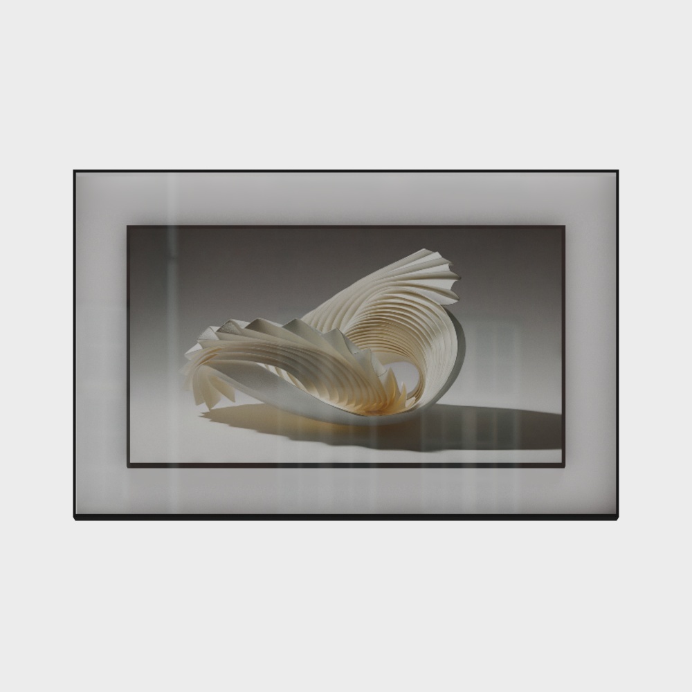 简上-轻奢风-餐厅装饰画-SK-0543D模型